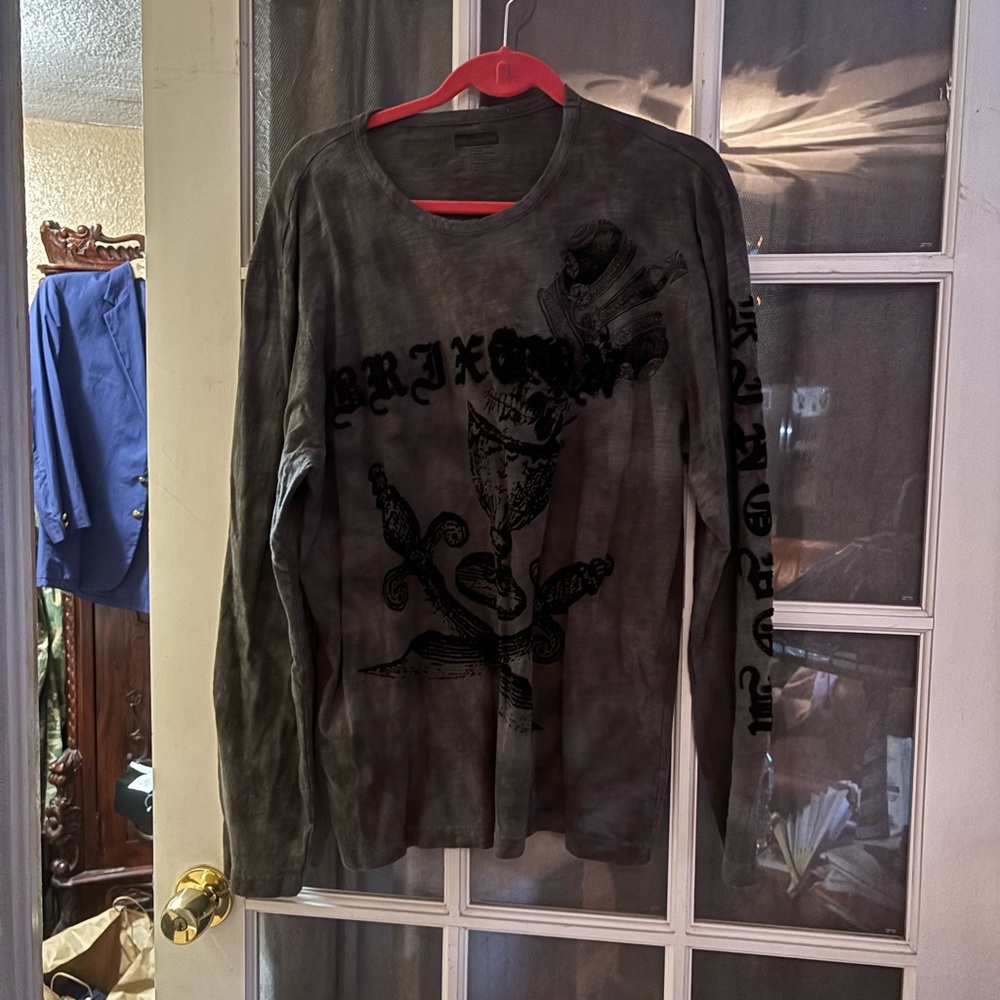 INC Black Long Sleeve Tee